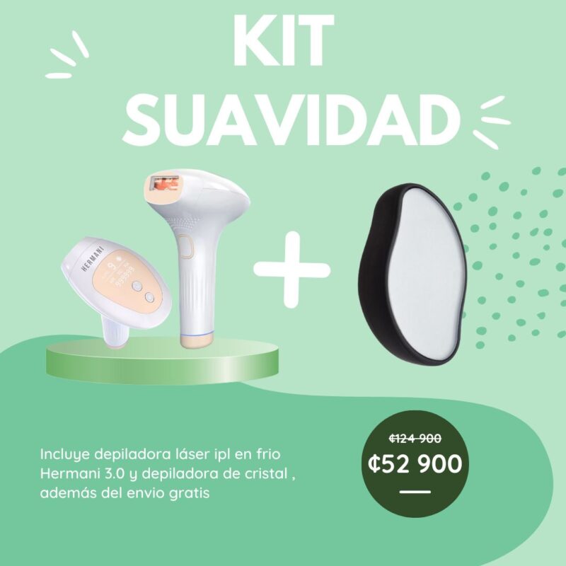 Combo Láser IPL 3.0 + Depiladora de Cristal